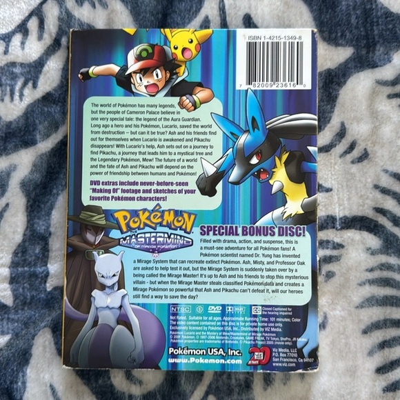 Pokémon Lucario and the Mystery of Mew DVD - Picture 2 of 5